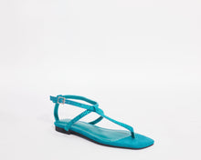 Load image into Gallery viewer, ADINA - Summer inspired sandals for ladies. Very stylish, adorned with crystals. Can be worn for vacations, dinner and casual hangouts. Shipping worldwide from Ghana to UK, USA, Africa etc