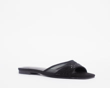Load image into Gallery viewer, ADOLEY- Summer inspired slippers for ladies. Very stylish, adorned with crystals. Can be worn for vacations, lunch and casual hangouts. Shipping worldwide from Ghana to UK, USA, Africa etc