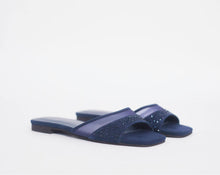 Load image into Gallery viewer, ADOLEY- Summer inspired slippers for ladies. Very stylish, adorned with crystals. Can be worn for vacations, lunch and casual hangouts. Shipping worldwide from Ghana to UK, USA, Africa etc
