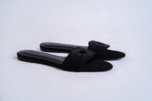 Load image into Gallery viewer, INI - Berry inspired slippers for ladies.
Very comfortable and stylish, featuring crystal accessories.
Can be worn for picnics, vacations, lunch and casual hangouts. Shipping worldwide from Ghana to UK, USA, Africa etc.